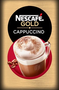 Incup Gold Latte von Nescafe 73mm in Tasse Automat Getränke Darenth Klix 