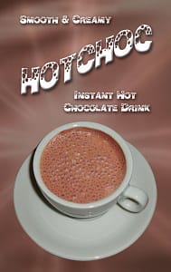 Hot choc 73mm in-cup drinks - Vending Machine In-cup Drinks Ingredients Refills