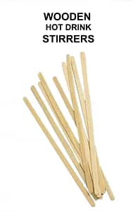 Wooden Disposable Stirrers For Vending Machine Drinks